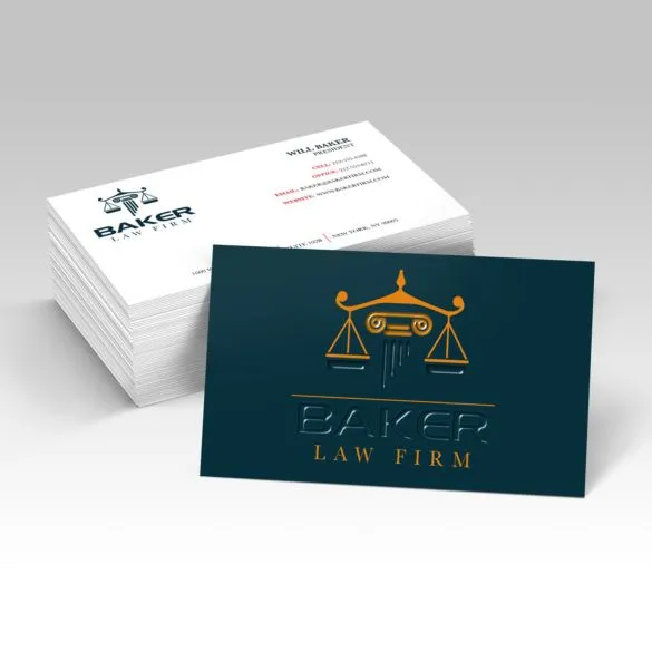 Business Cards Spot UV (Raised) detail 3