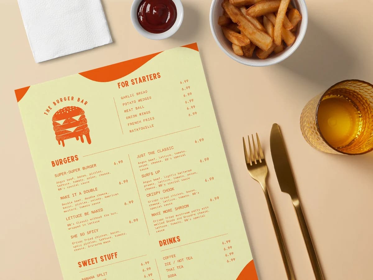 Menus detail 3