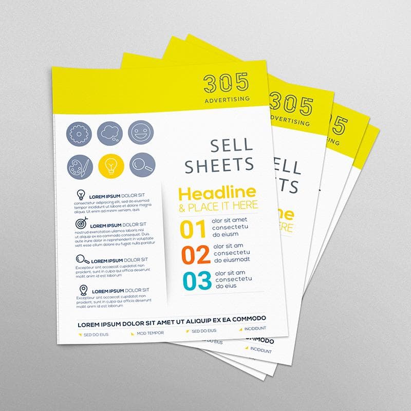Sell Sheets