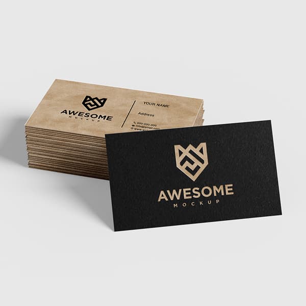Business Cards Soft Touch (Suede) detail 2