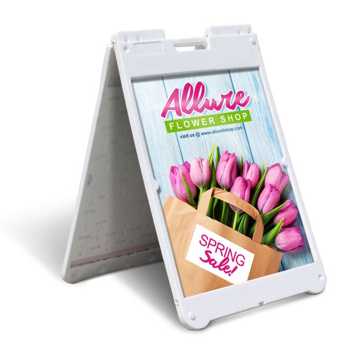 A-Frame Plastic Sign
