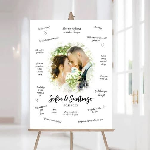 Welcome Boad Wedding  detail 3