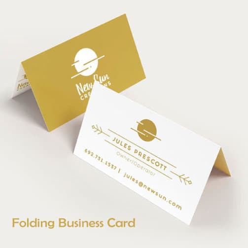 Business Card Folding detail 4