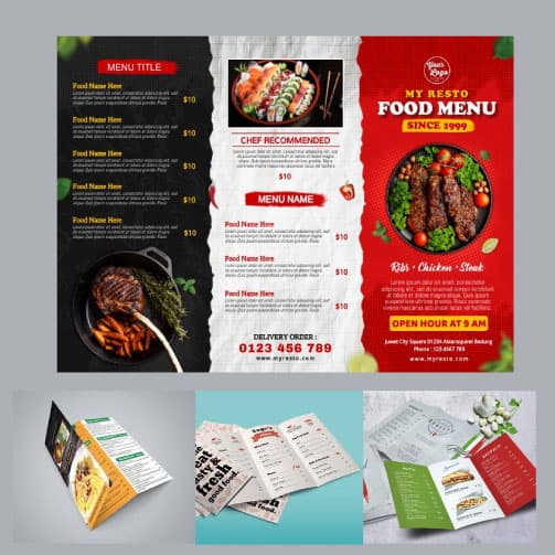 Restaurant Menu / Brochures